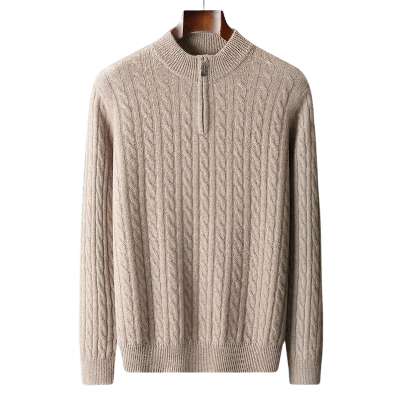The Courchevel Quarter-Zip Knit