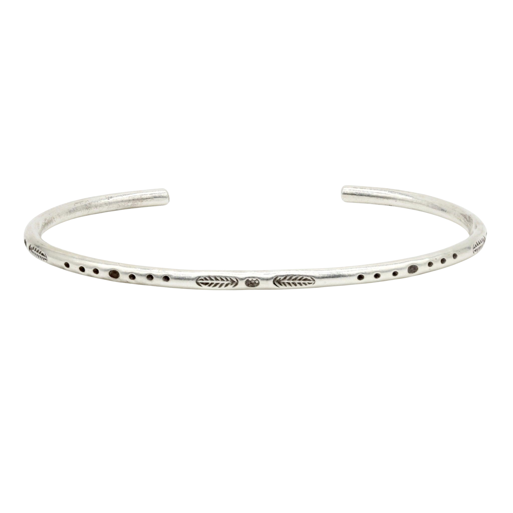 Monaco Silver Bangle