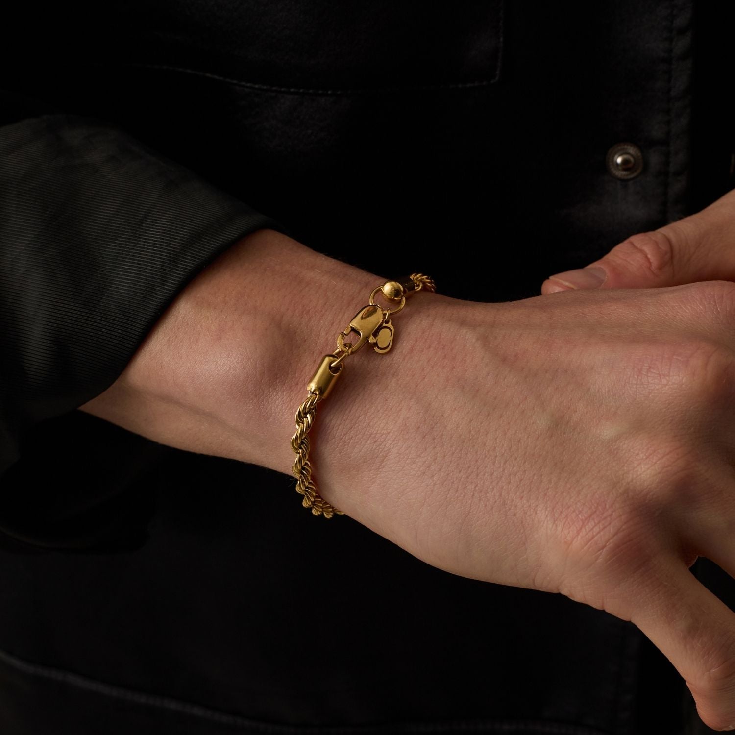 Capri Gold Rope Bracelet 5mm