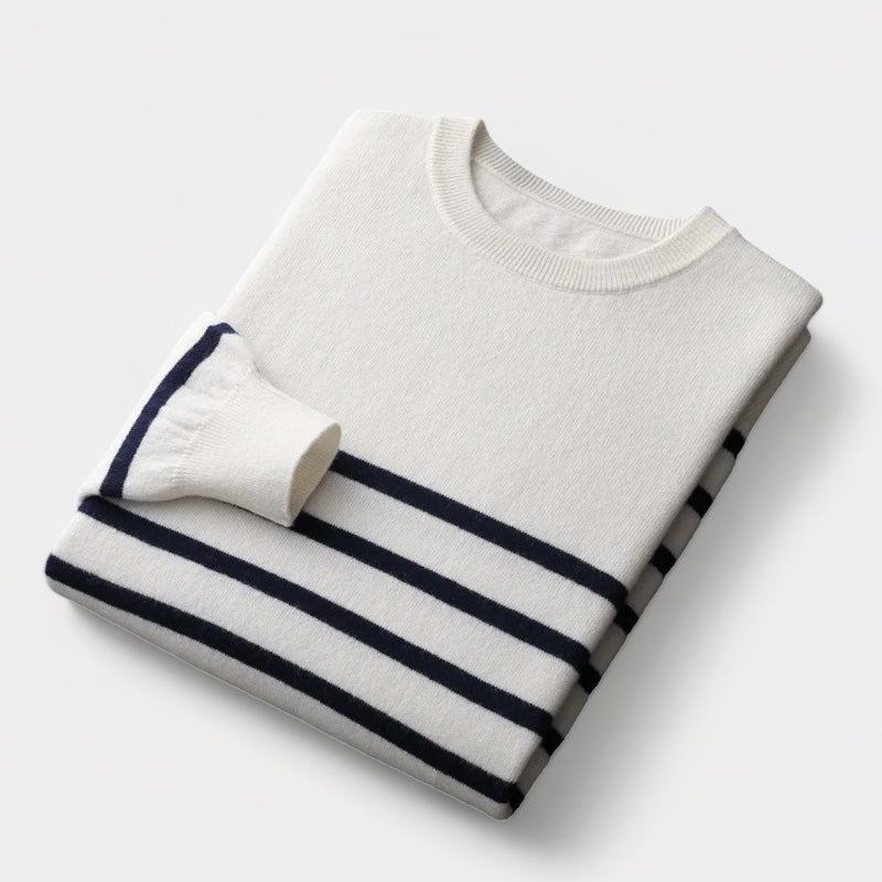 The Davos Navy Merino Sweater