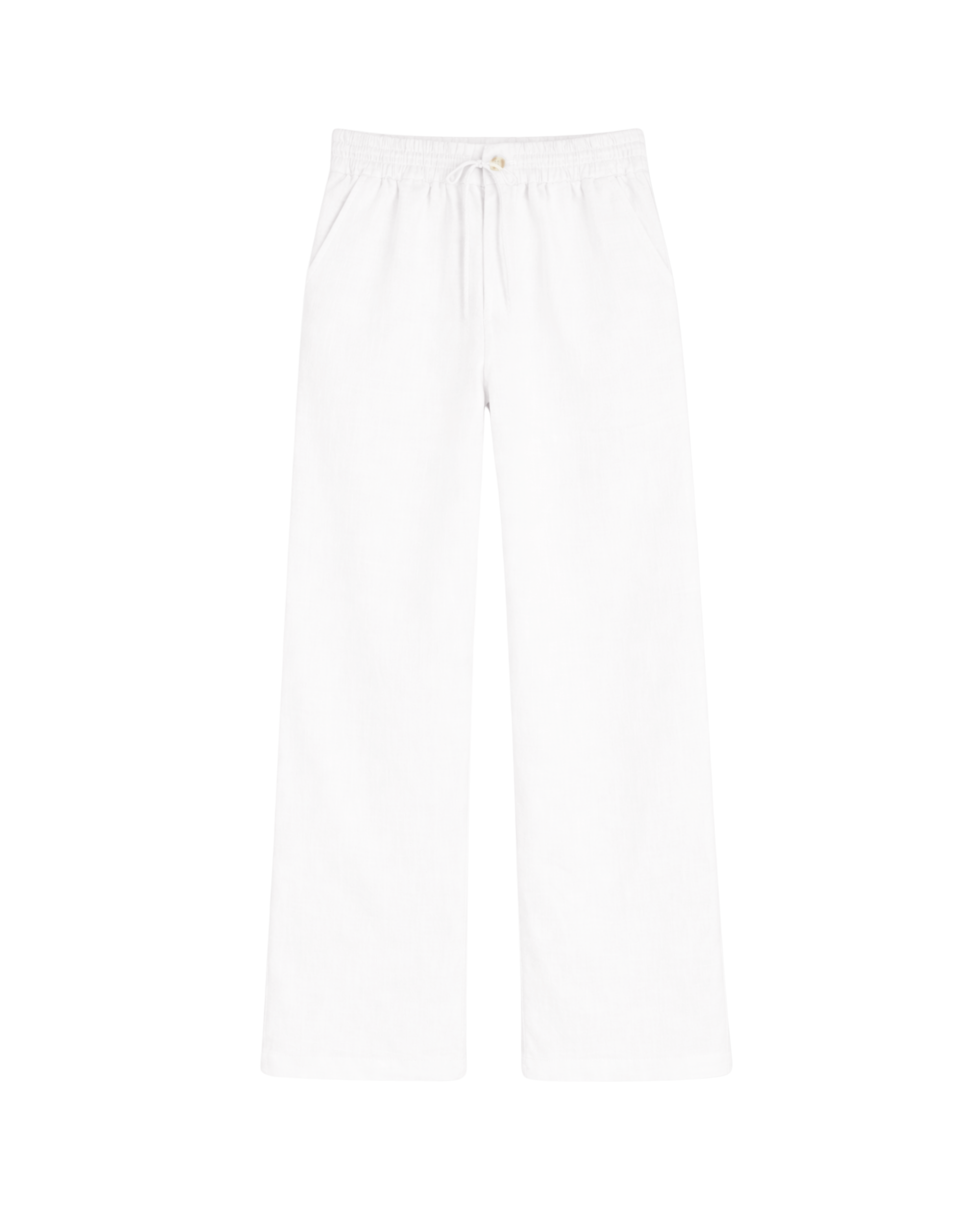 Biarritz Linen Trousers White