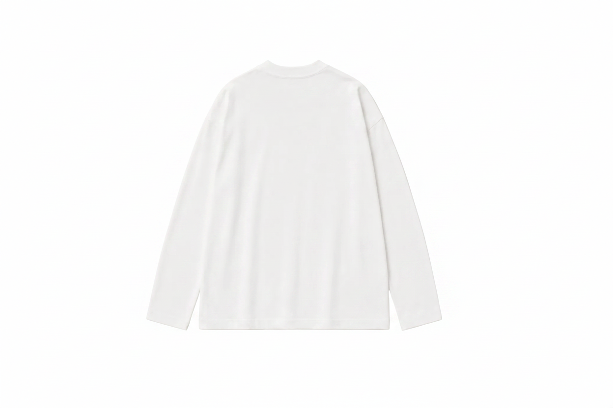 Magnums at Lunch Longsleeve — White