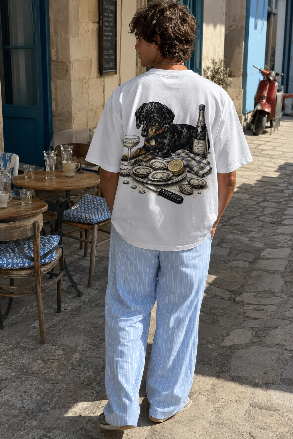 Riviera Striped Trousers