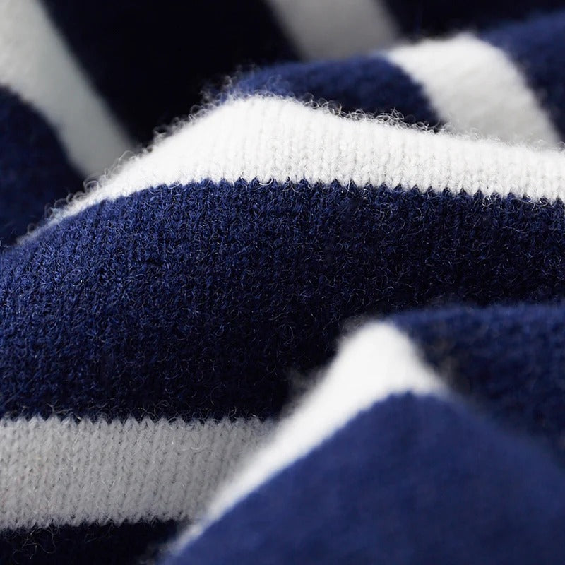 The Davos Navy Merino Sweater