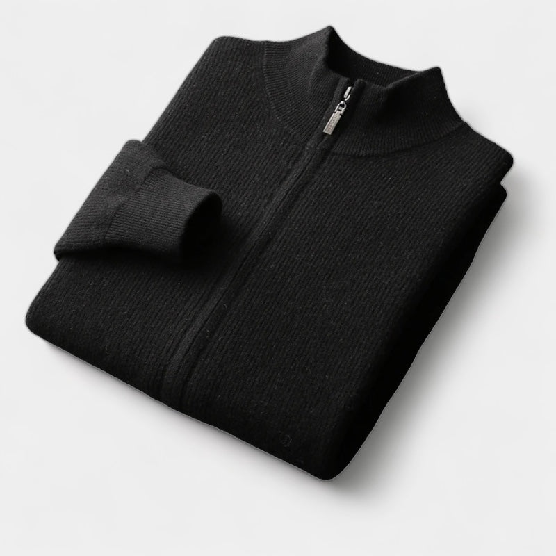 The St. Moritz Zip Merino Sweater