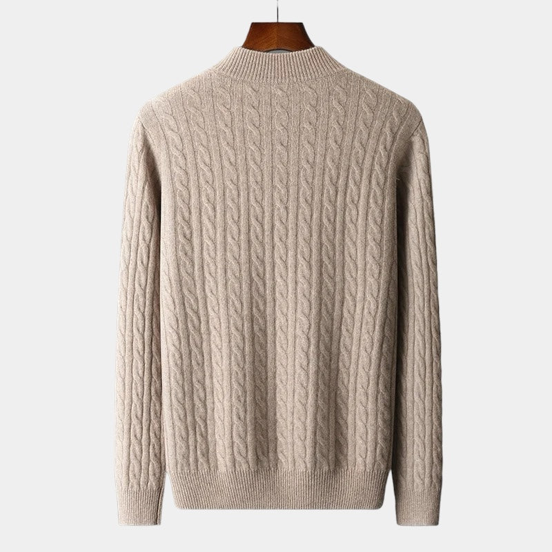 The Courchevel Quarter-Zip Knit