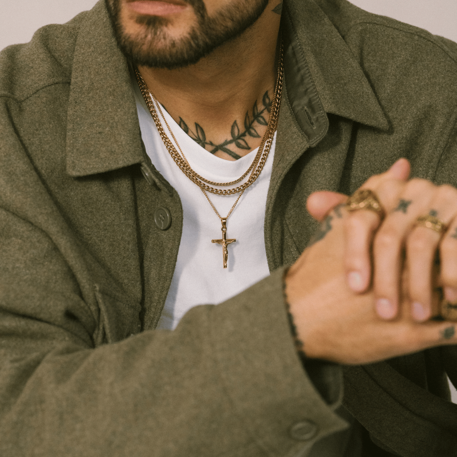 Milan Silver Crucifix Pendant