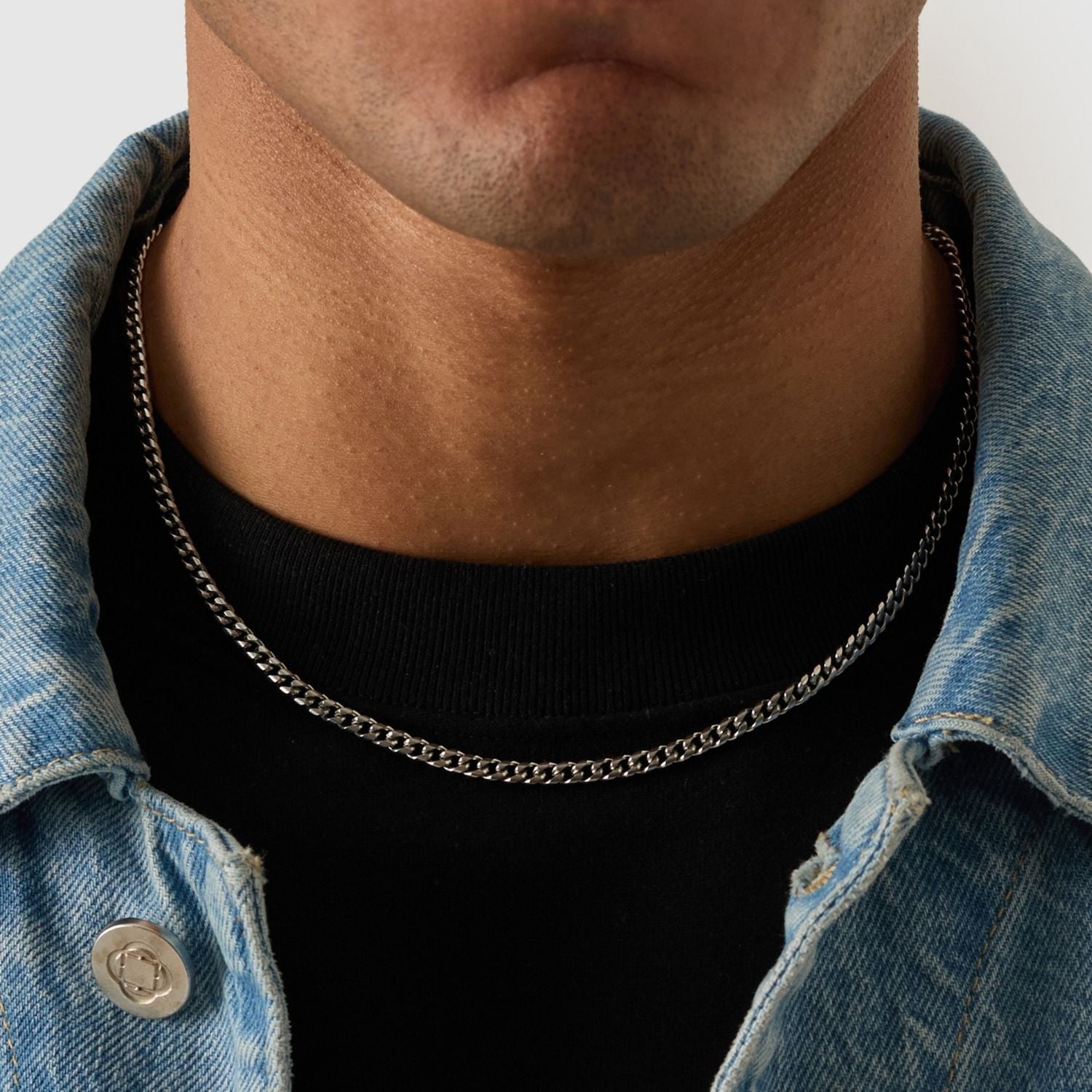 Menton Silver Chain 4mm
