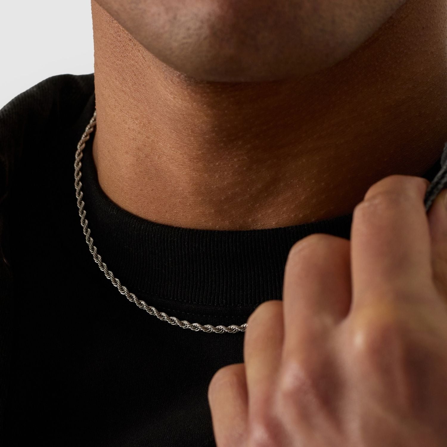Capri Silver Rope Chain 3mm