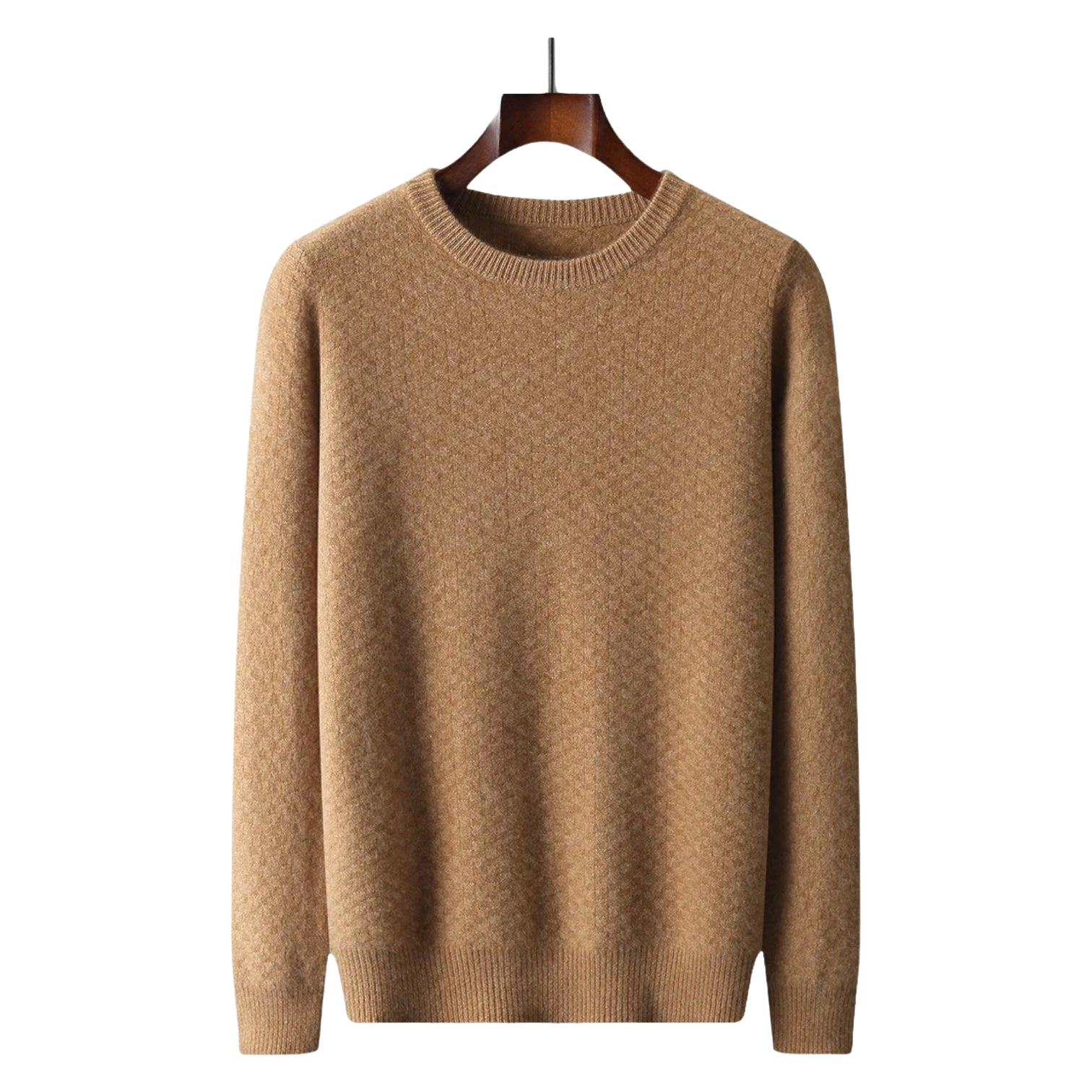 The Biarritz Checkered Merino Sweater
