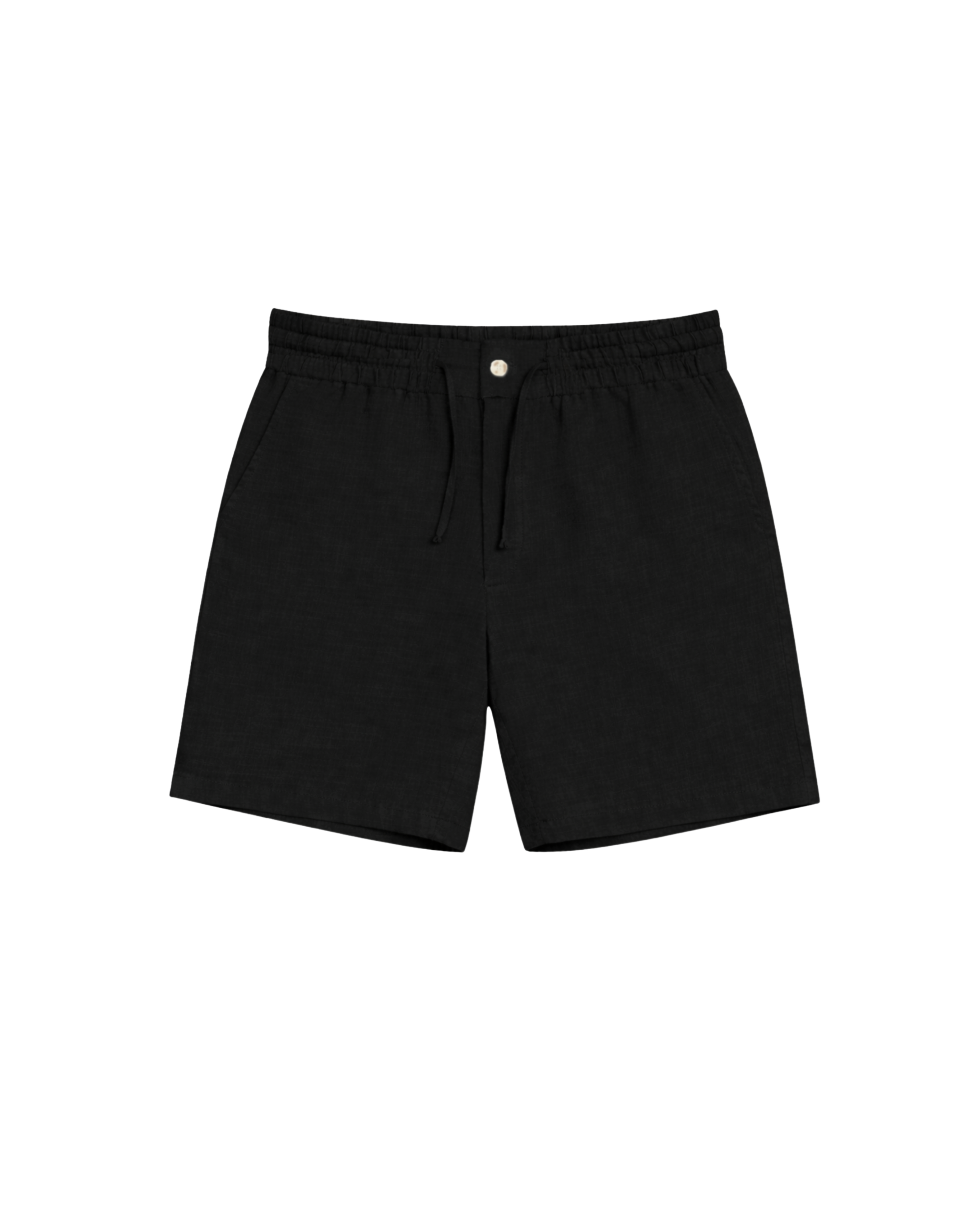 Ibiza Linen Shorts Black