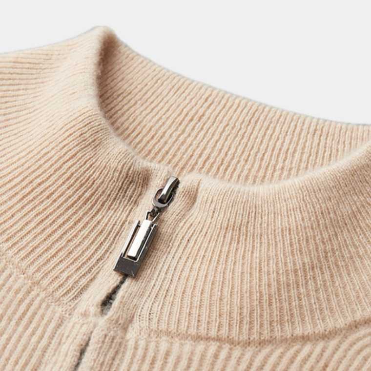 The St. Moritz Zip Merino Sweater