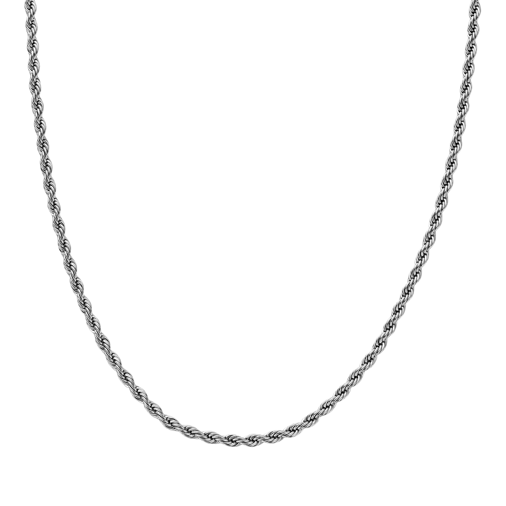 Capri Silver Rope Chain 3mm