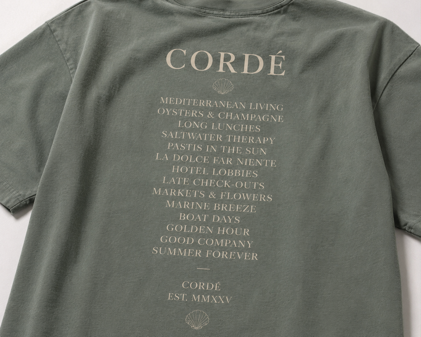 Mediterranean Notes Tee