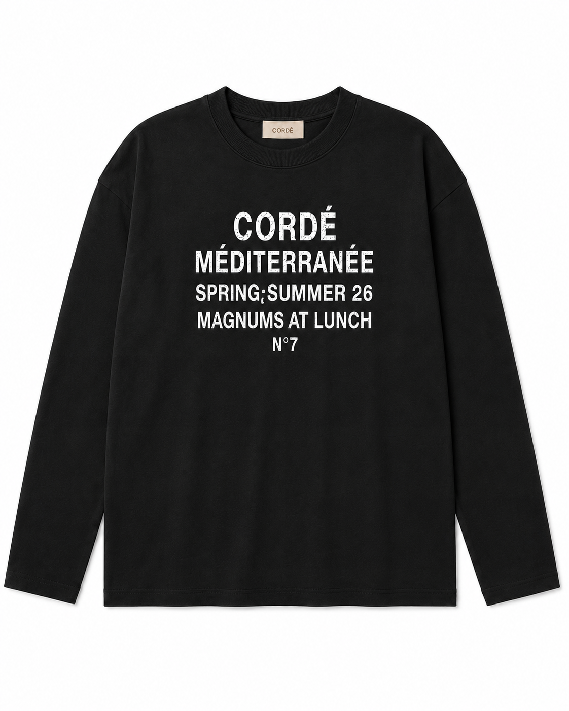 Magnums at Lunch Longsleeve — Black