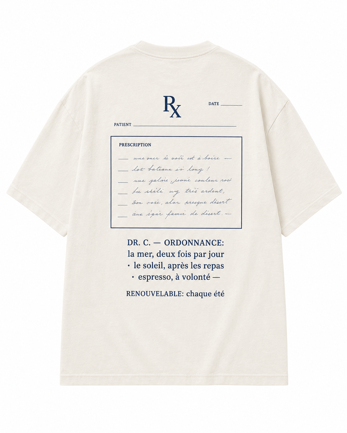Ordonnance Tee — Dr. C.