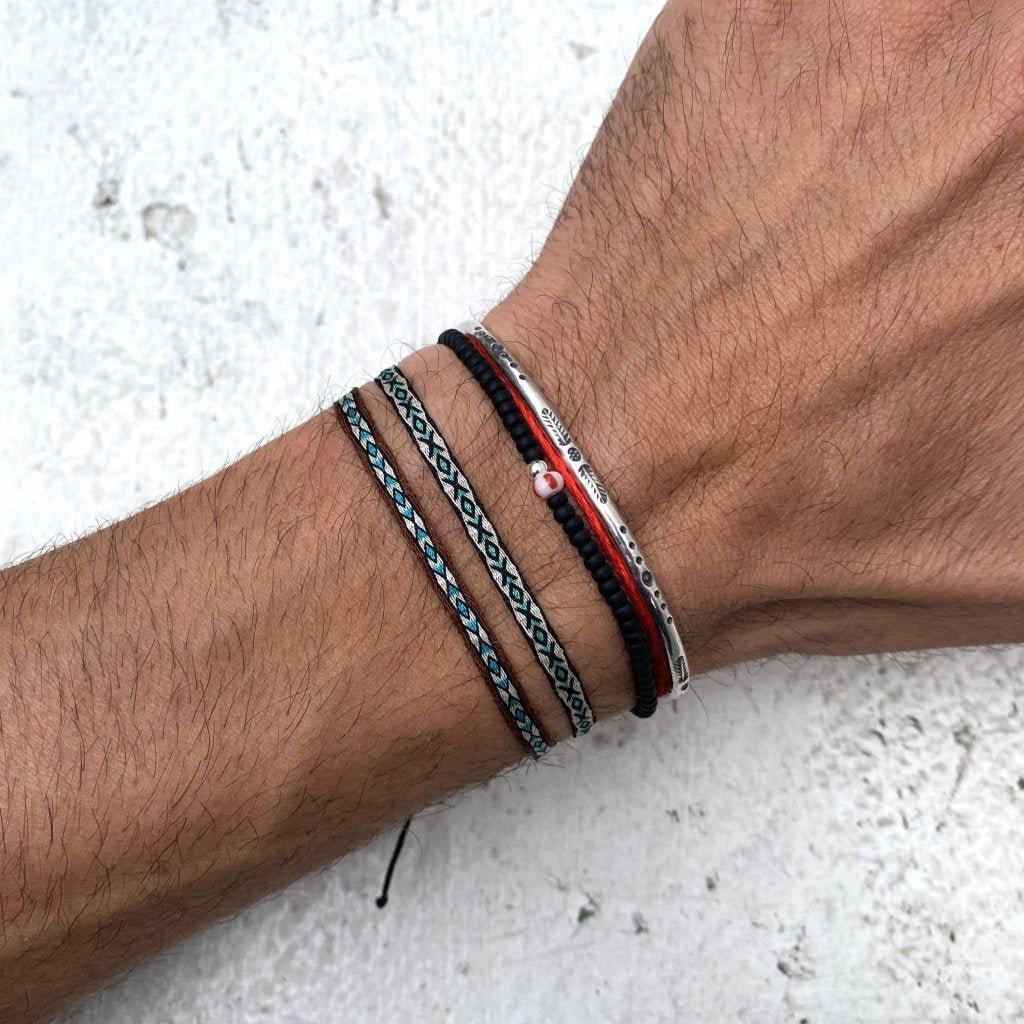 Monaco Silver Bangle