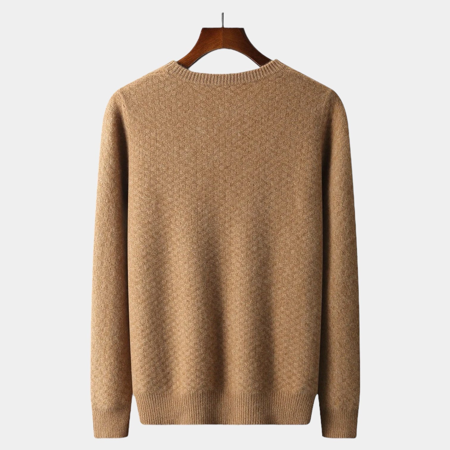 The Biarritz Checkered Merino Sweater