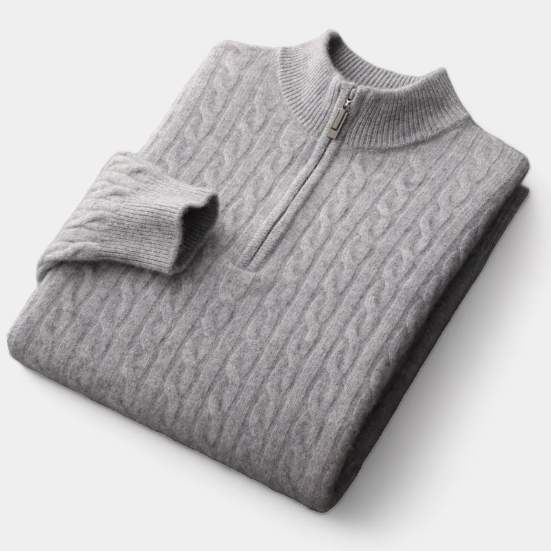 The Courchevel Quarter-Zip Knit