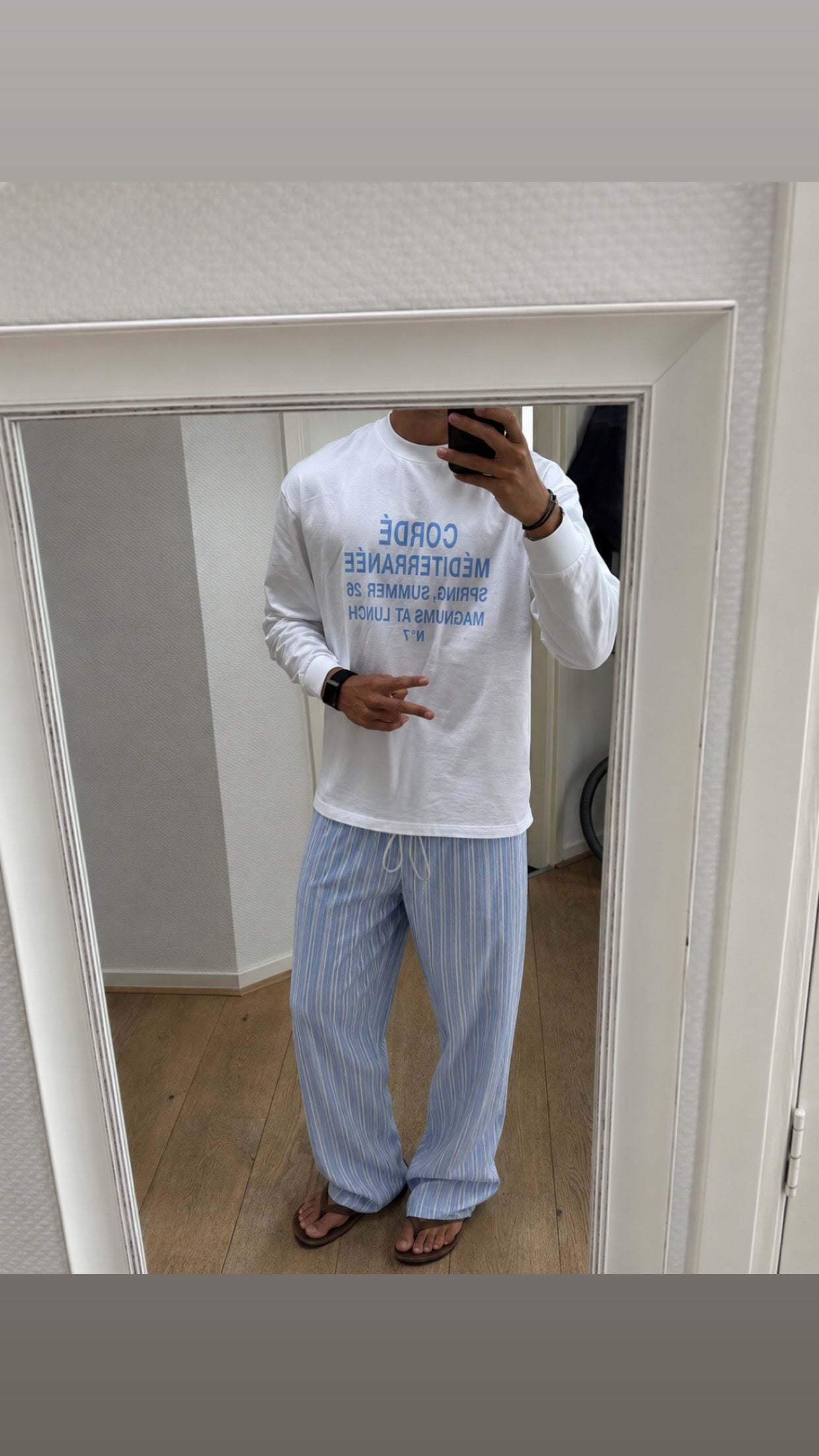 Riviera Striped Trousers