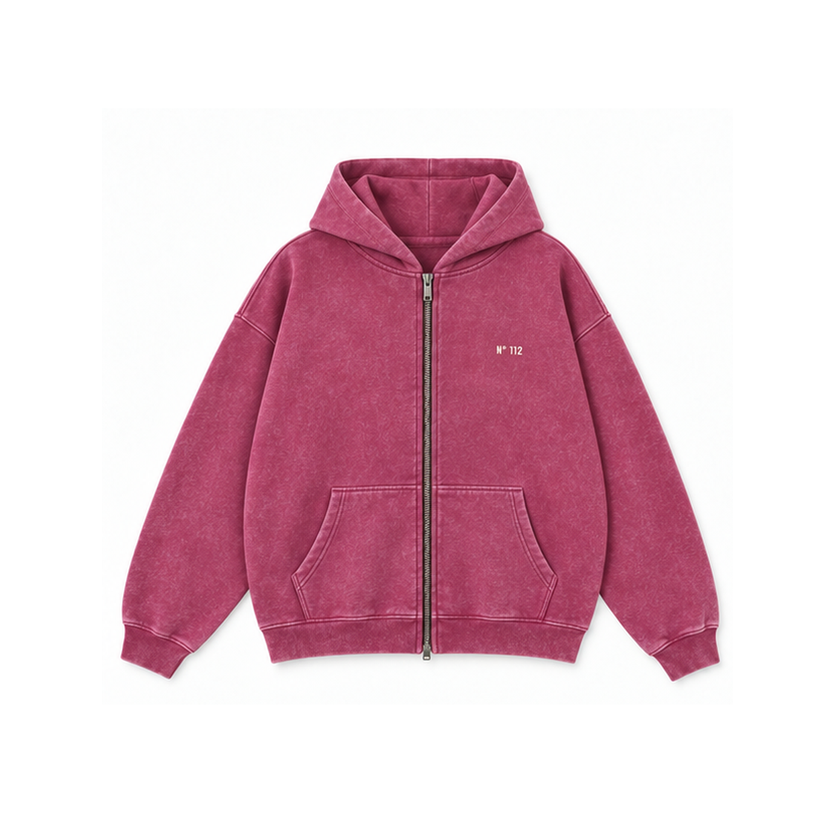 CORDÉ washed AK50 plan-de-plage-rose-red — front