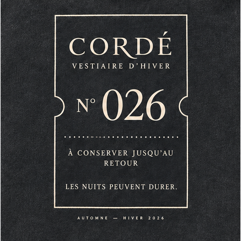 CORDÉ washed AK50 vestiaire-black — back-detail