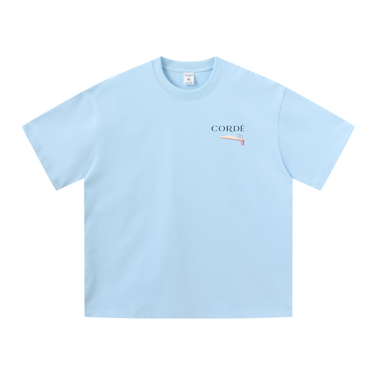 Le Grand Plongeon Tee – front – digital product visualization R07