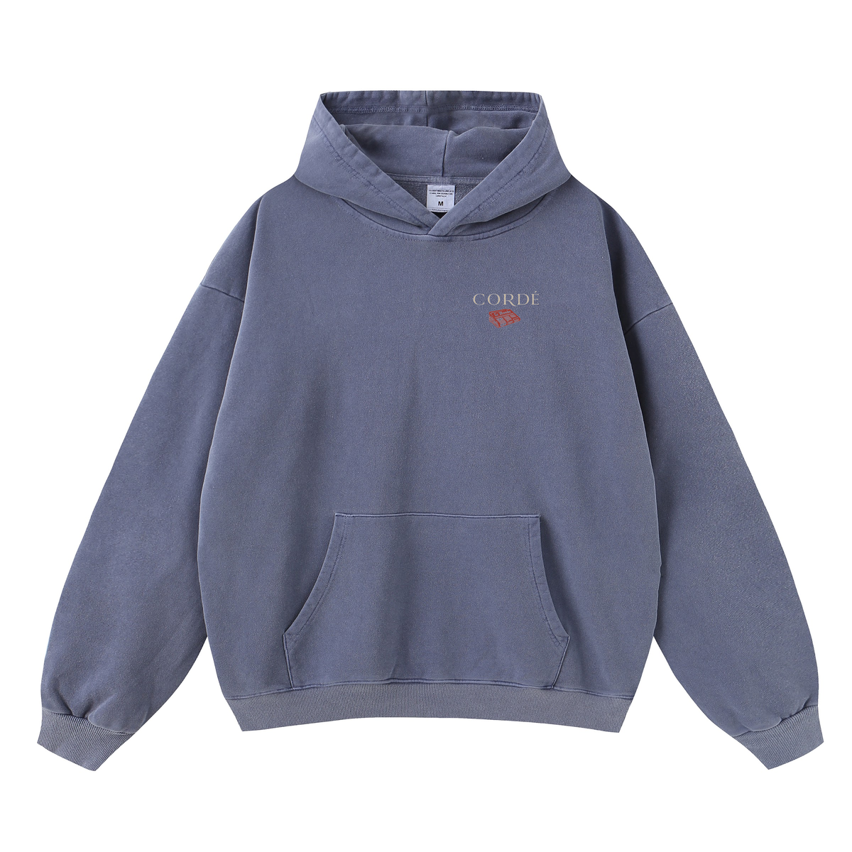 Sunday Papers Hoodie – front – digital product visualization R07