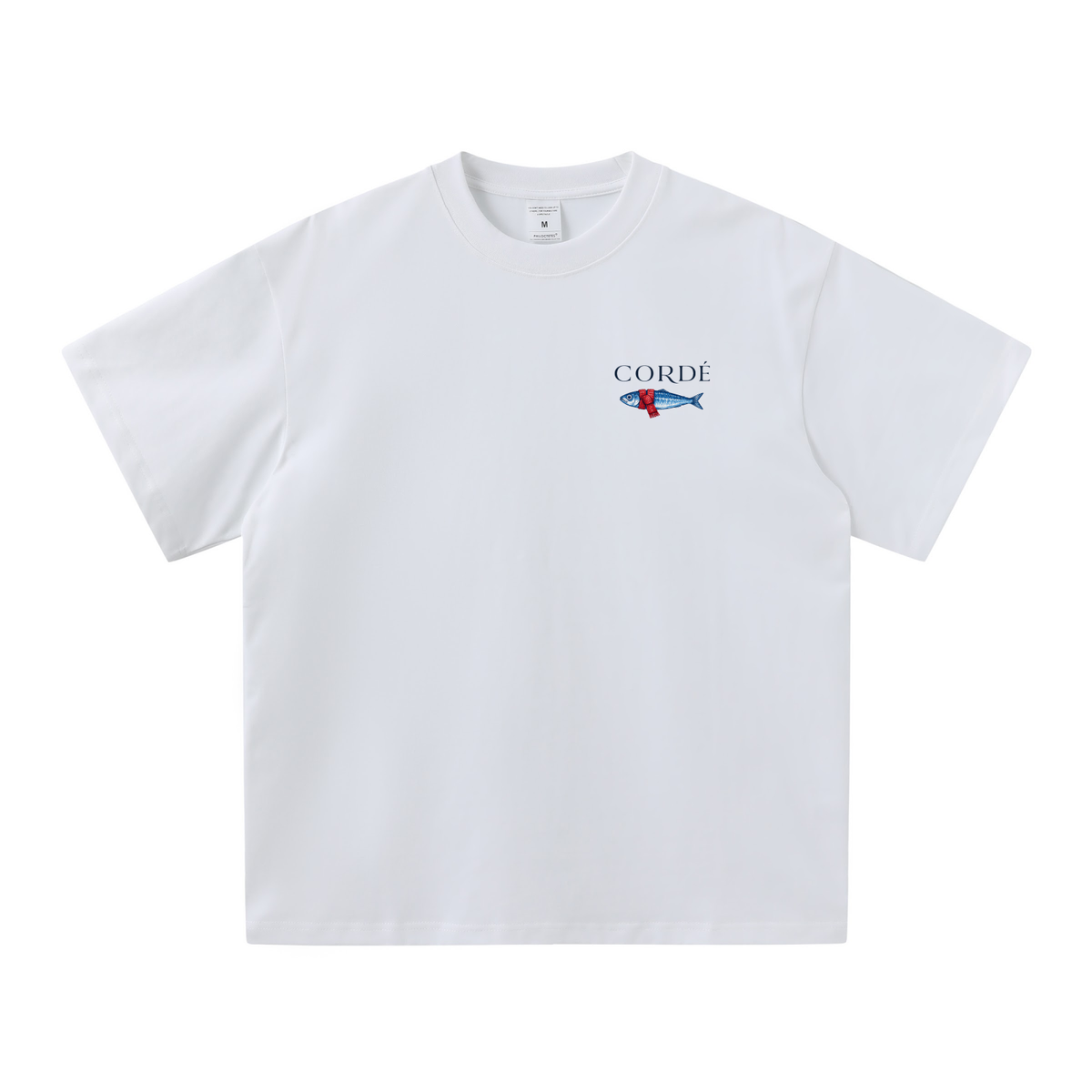 Les Sardines d’Hiver Tee – front – digital product visualization R07
