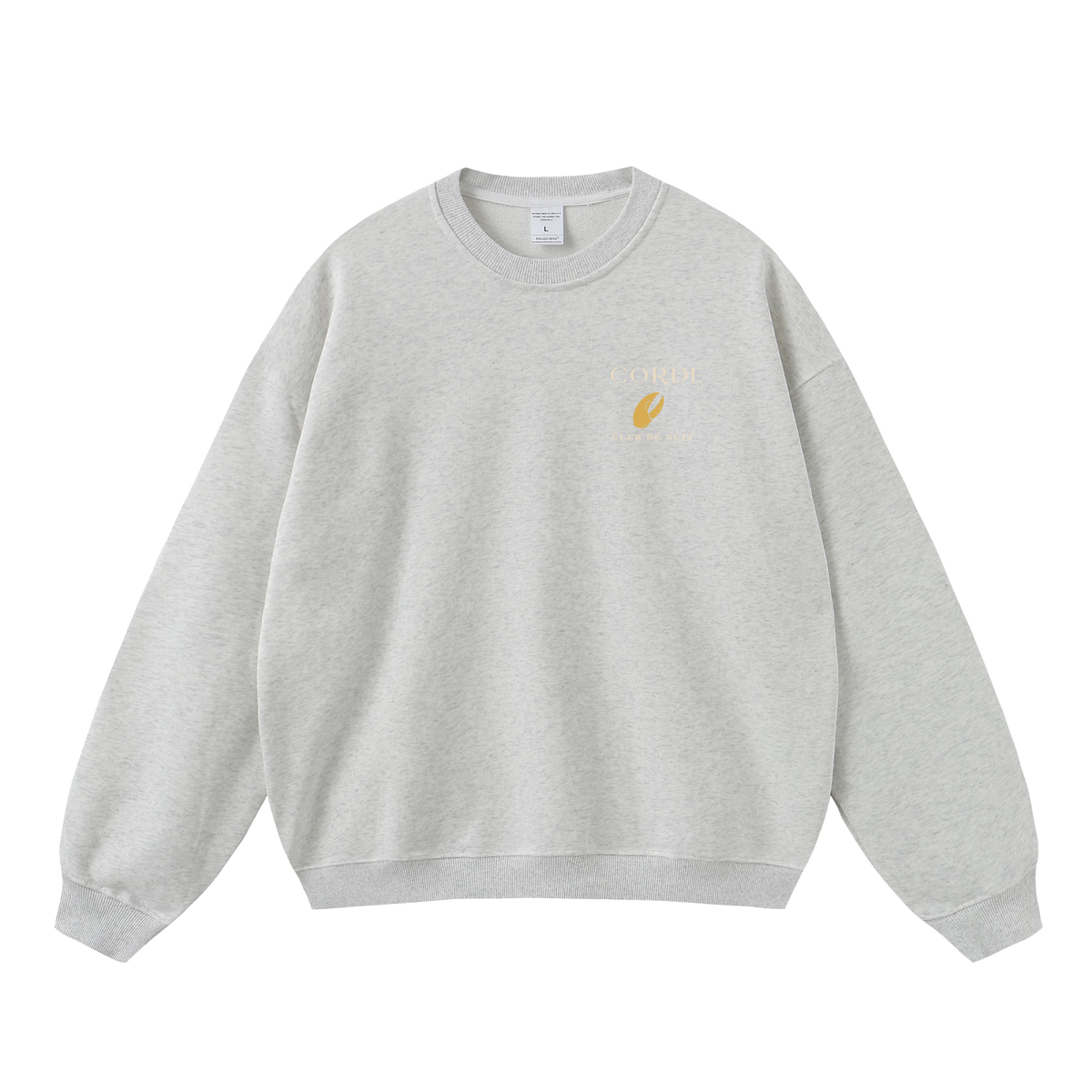 Club de Nuit Sweater – front – digital product visualization R07