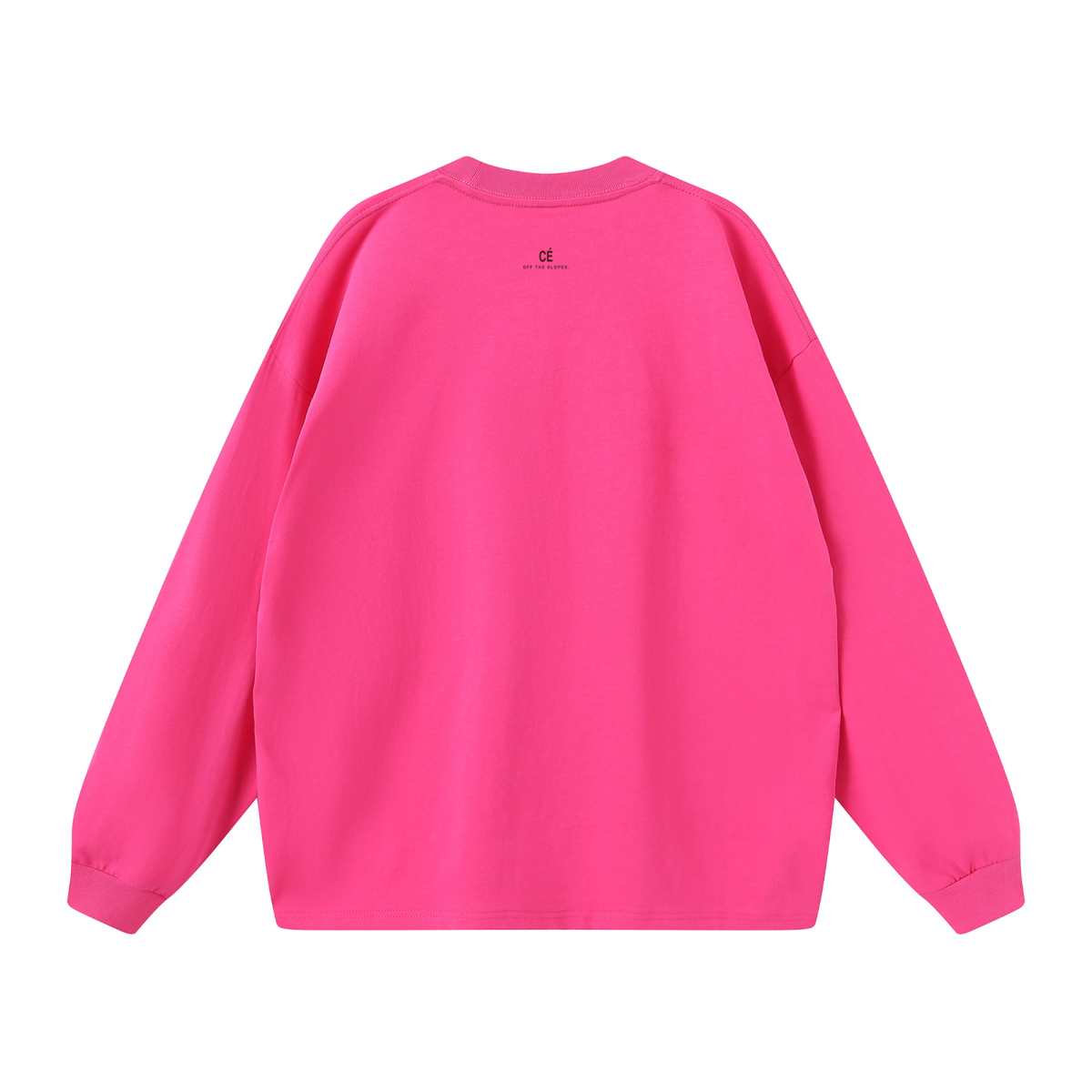 Champagne After Skiing Longsleeve – back – digital product visualization R07