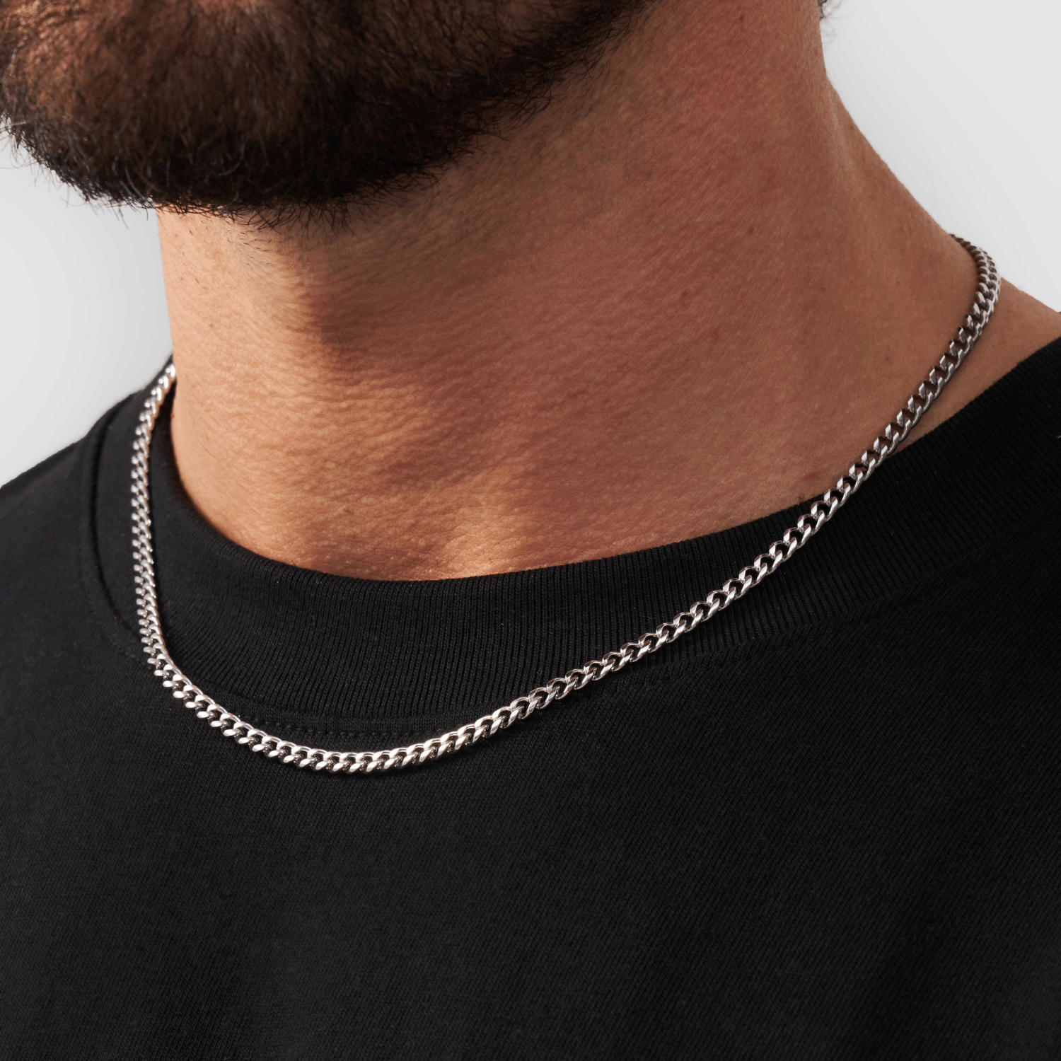 Menton Silver Chain 4mm