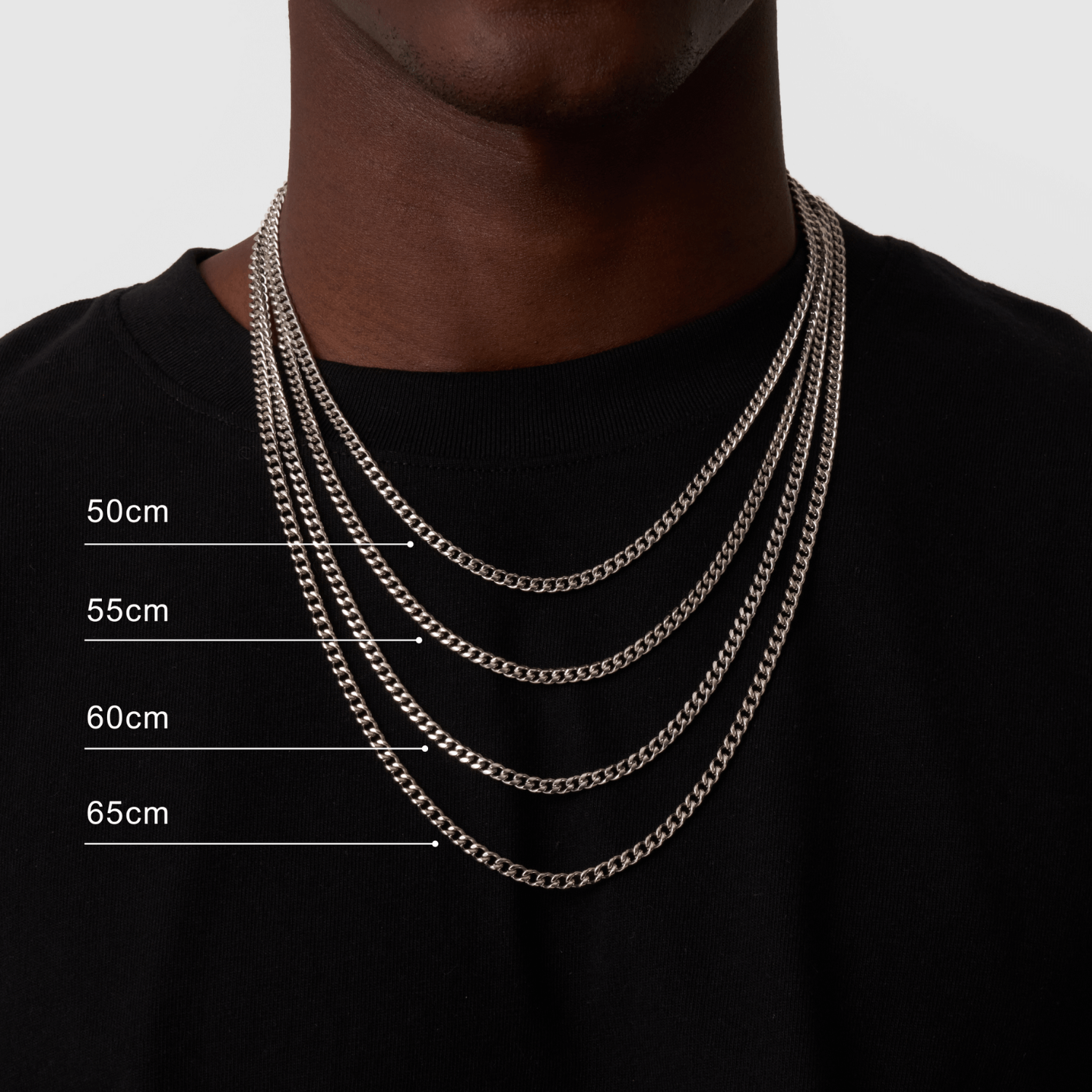 Menton Silver Chain 4mm